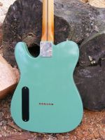 2 tone green La Cabronita body. G cab model&nbsp;&copy;&nbsp;2026&nbsp;42nd Street Guitars