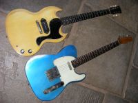 The Sinner, TV yellow, Broadway - 6, lake Placid Blue&nbsp;&copy;&nbsp;2026&nbsp;42nd Street Guitars
