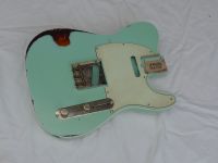 Replacement tele body Surf green over sunburst&nbsp;&copy;&nbsp;2026&nbsp;42nd Street Guitars
