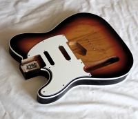 Lefthanded  double bound tele body in 3 tone burst&nbsp;&copy;&nbsp;2026&nbsp;42nd Street Guitars