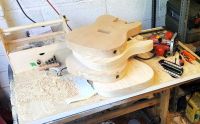 Tele bodies in progress&nbsp;&copy;&nbsp;2026&nbsp;42nd Street Guitars